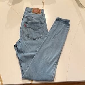 Levi's 720 High Rise Super Skinny Light Wash Skinny Women's Jeans